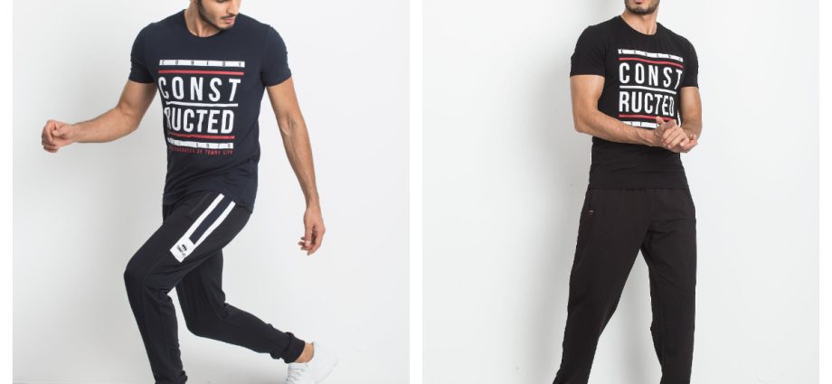 czarne spodnie dresowe męskie ze sklepu online
